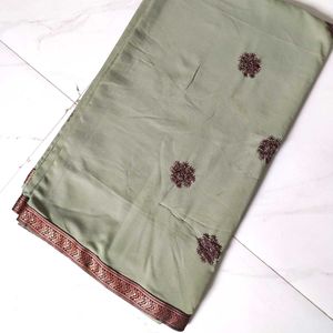 Olive Colour Sareee
