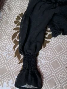 Chic Black Crop Top