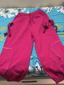 Pink Cargo Pants