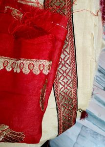 Banarasi Border Saree With Blouse Piece