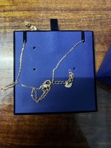 Swarovski Gold Necklace