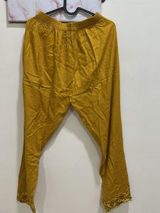 Elegant Mustard Kurti Set