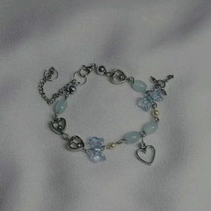 Celestial Blue: Handmade Bracelet