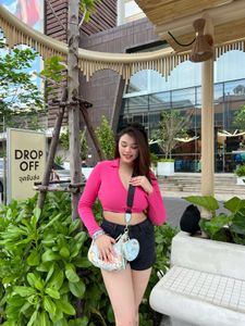 Pink V Neck Top