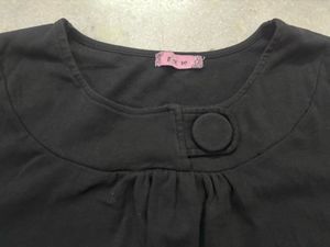 Chic Black Tunic Top