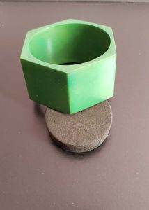 Green Bangle Bracelet