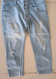 Distressed Denim Jeans