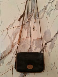Vintage Leather Made In Paris Bag