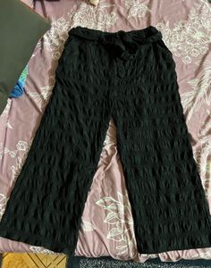 Black Textured Co-ord Set