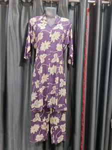 Floral reyon cordset