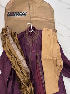 Elegant Purple Ethnic Kurta Set