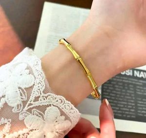 Bamboo Design Bracelet Kada
