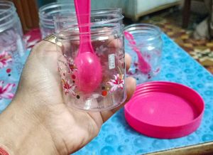 Floral Kitchen Canister Set Of 4