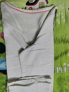 W Printed Off-white Kurta