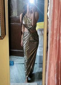 Metallic Bodycon Dress