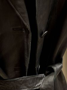 Vintage Genuine Leather Trench Coat