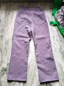 Lavender Wide Leg Pants