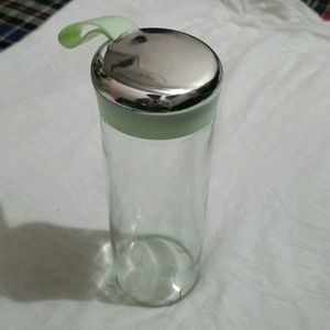 Mint Green Glass Water Bottle