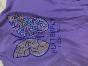 Cute Purple Butterfly Dress