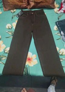Coffee Brown Wide Leg Jeans