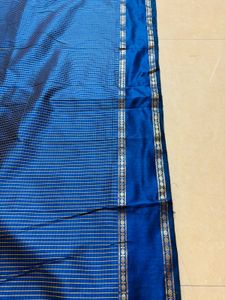 maharashtrian dark blue saree