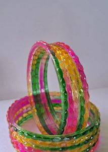 Colorful Glass Bangles