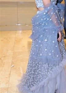 Crop Top Lehengga Grey And Black Colour