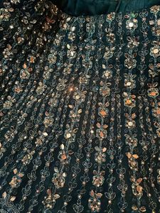 New Morni Blue Colour Lehenga 12 Kali