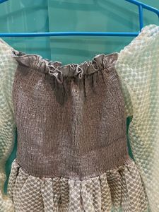 Stylish Off-Shoulder Mesh Top