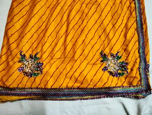 Saree with blouse - like new 💗