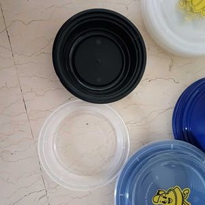 Set Of 10 +1 Large Biryani Plastic Food Container