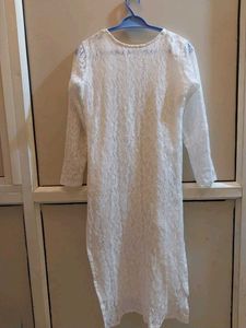 White Long Kurti