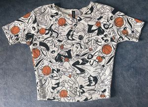 Cartoon Print Graphic Tee