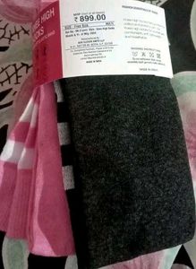 2 Cute Thigh High Socks