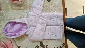 Girls Purple Puffer Jacket- 2yrs.