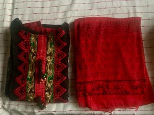 Ethnic Kurta And Dupatta Set