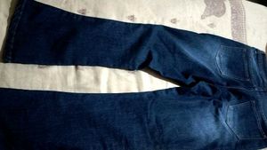 Dark Blue Straight Fit Denim Jeans