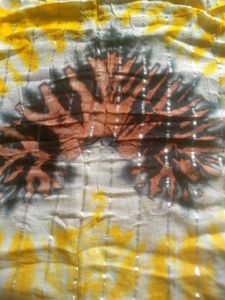 Yellow Scarf with Pom Po