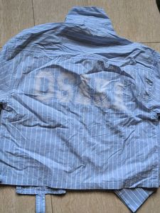 Striped Blue Crop Shirt