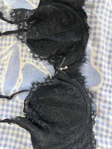 Elegant Black Lace Bra