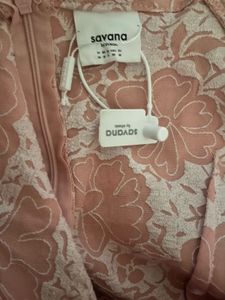 Elegant Pink Floral Dress