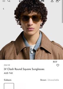Louis Vuitton Sunglasses Unisex Og Store Model