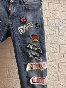 Denim Grey-Blue Funky Mens Jeans