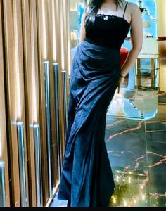 Elegant Black Velvet Top Dress💥