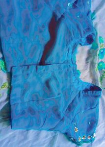 Saree with blouse
