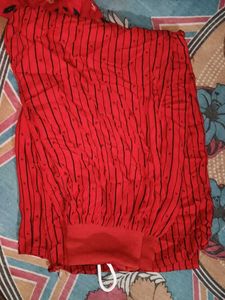 Red Color Kurta Sets With Pant And Dupatta