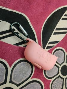 Pink Airpods Cover Half