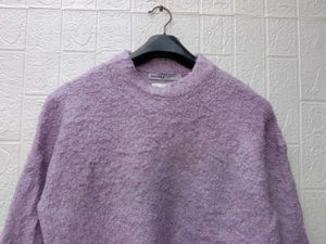 New With Tag Korean Purple Knit Sweater