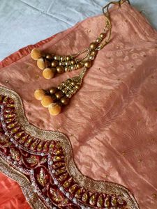 Designer Embroidered Lehenga Choli Double Shaded