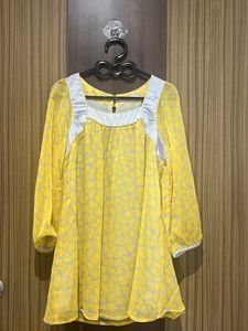 Yellow Floral Top